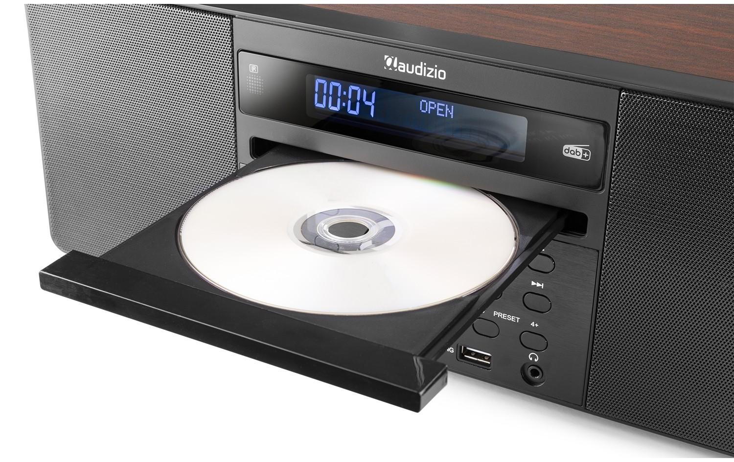 Radio/CD-Player Prato Dunkelbraun<br>DAB+ Radio mit CD-Player