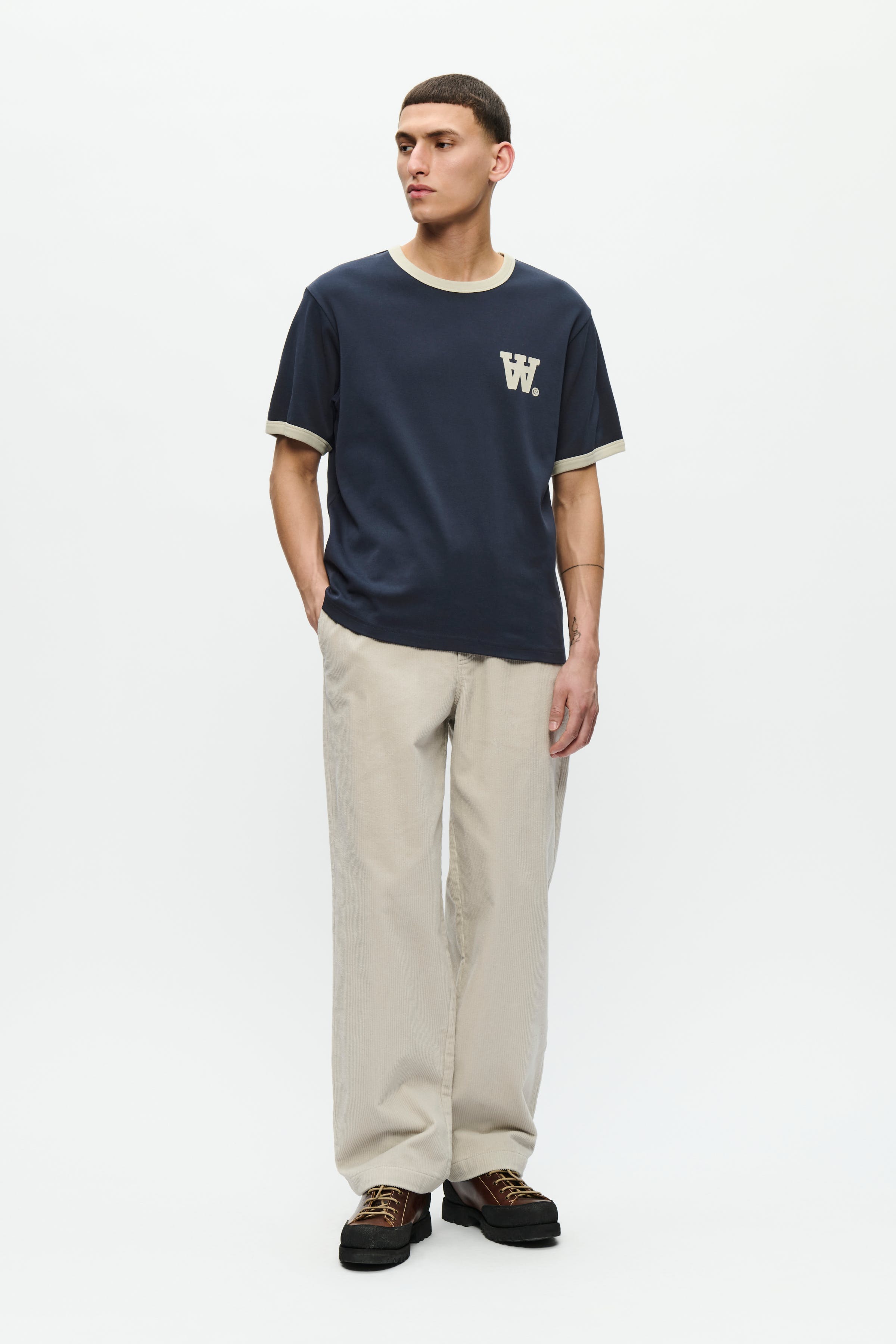 DOUBLE A BY W.W. MEN WWParker T-shirt
