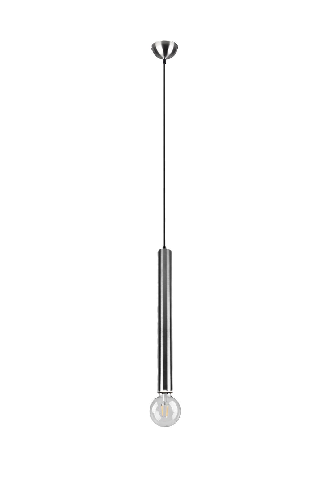 TRIO Retrofit Pendellampe CLERMONT 1-flg silberfarbig