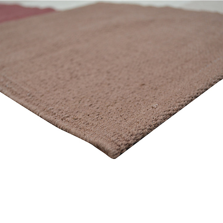 Tapis coton Patchwork GoodHome 80 x 150 cm