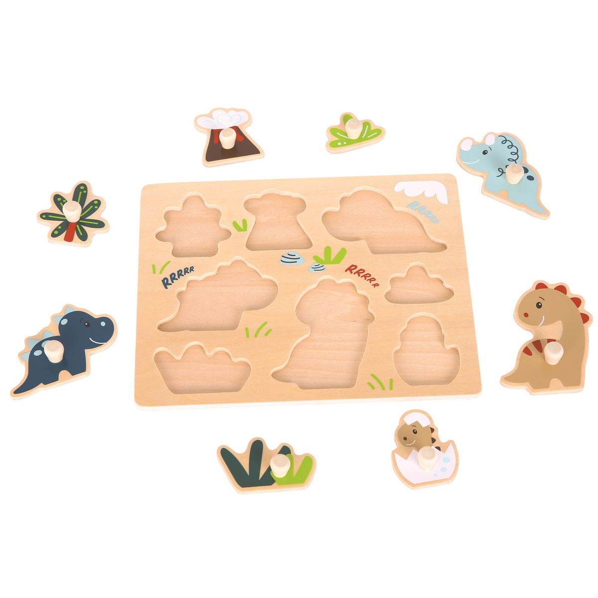 SpielbaSpielba   Holzpuzzle Dino