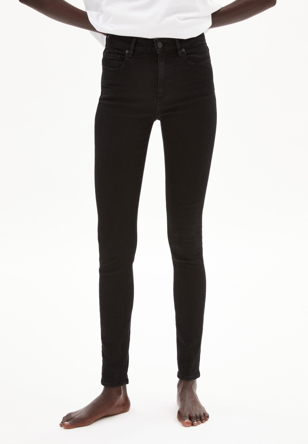 Armedangels Damen-Jeans Tillaa X Stretch Black Night