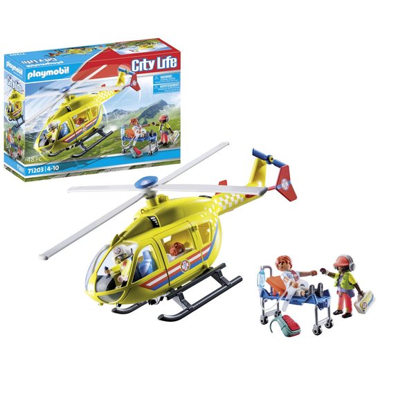 Hélicoptère de secours Playmobil City Life 71203