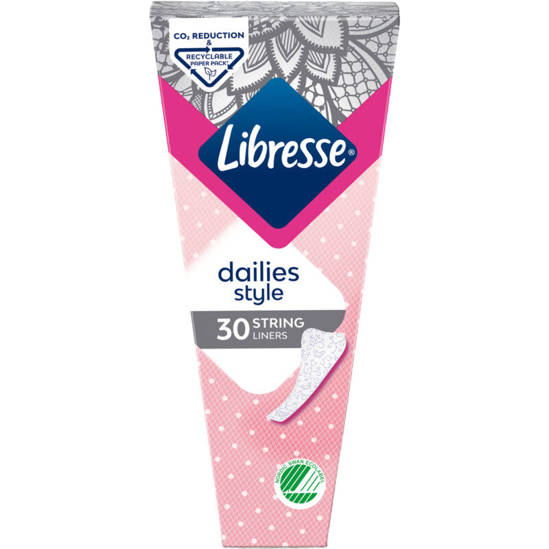 Libresse Dailies style string inlegkruisjes