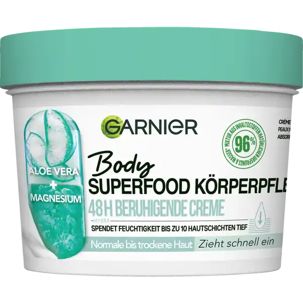 Body Superfood Körperpflege 48 h beruhigende Creme