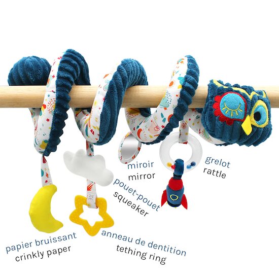Spirale d'activités Astros le hibou   de               Les Déglingos