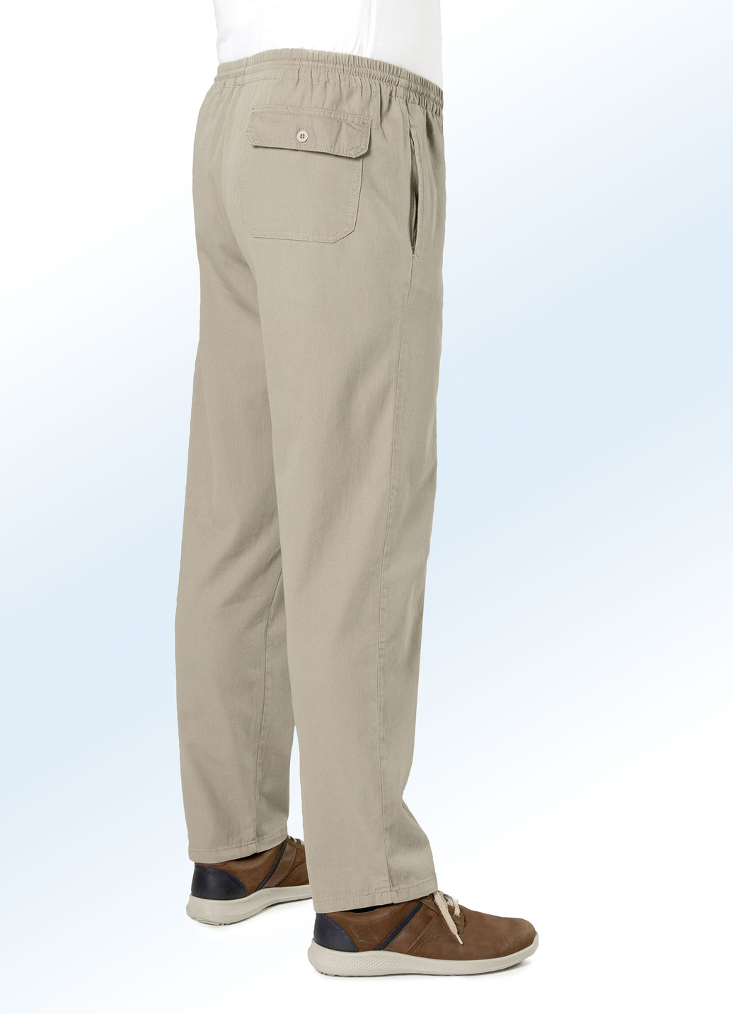 Schlupfjeans mit Gummibund und Kordelzug in 4 Farben