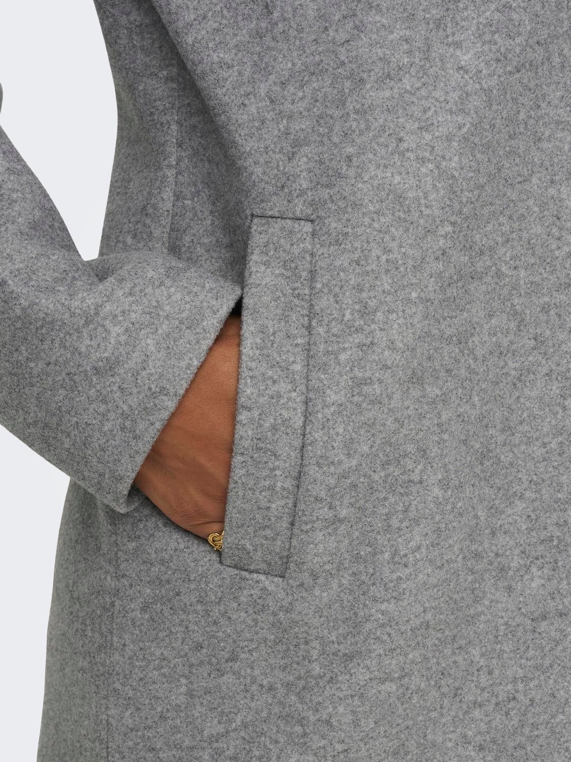 ONLNEWERICA Mantel Medium Grey Melange