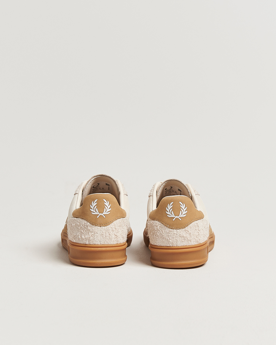 Fred Perry B4 Suede Sneaker Ecru/Snow White