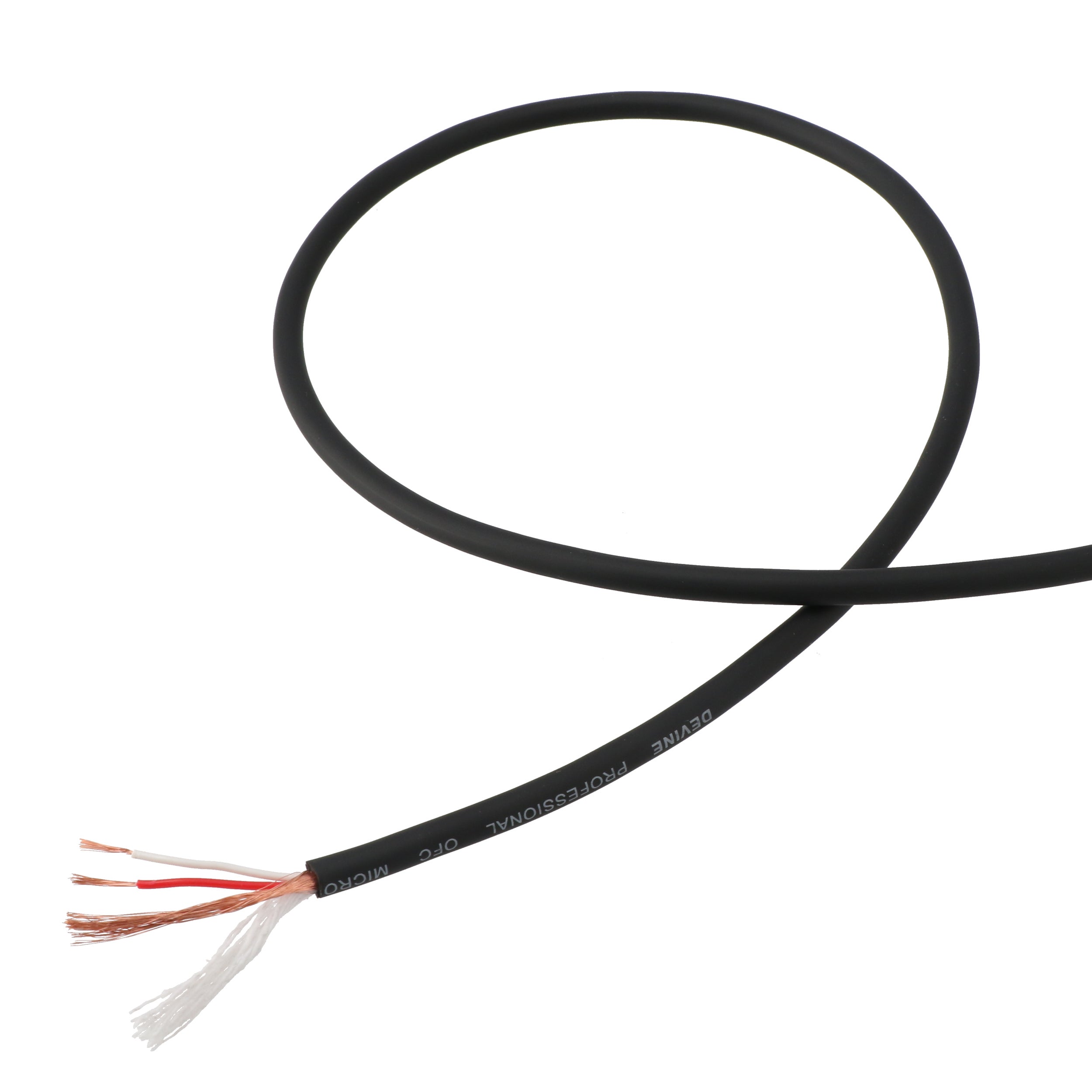 Devine MIC100/R audiokabel, 2x 0.226 mm², ø 6 mm, per meter