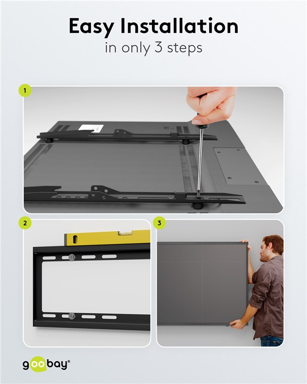 Basic TILT (M) TV Wandhalterung VESA Fernseher Halterung 32