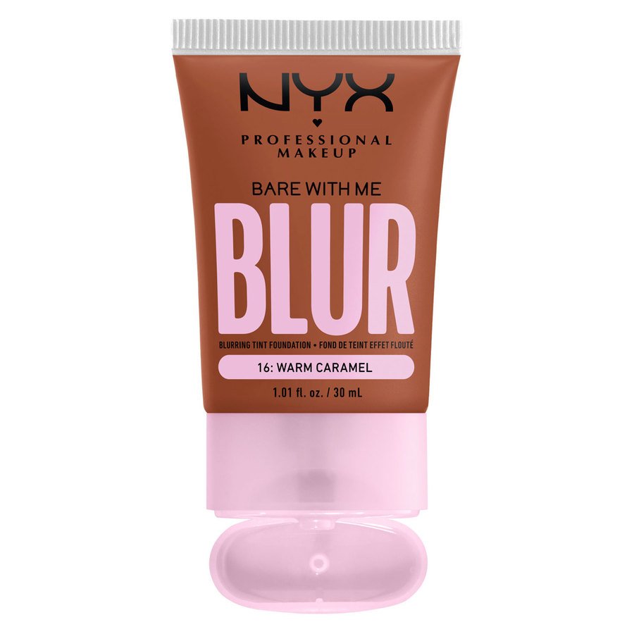 NYX Professional Makeup Bare With Me Blur Tint Foundation 16 Warm Caramel 30ml
