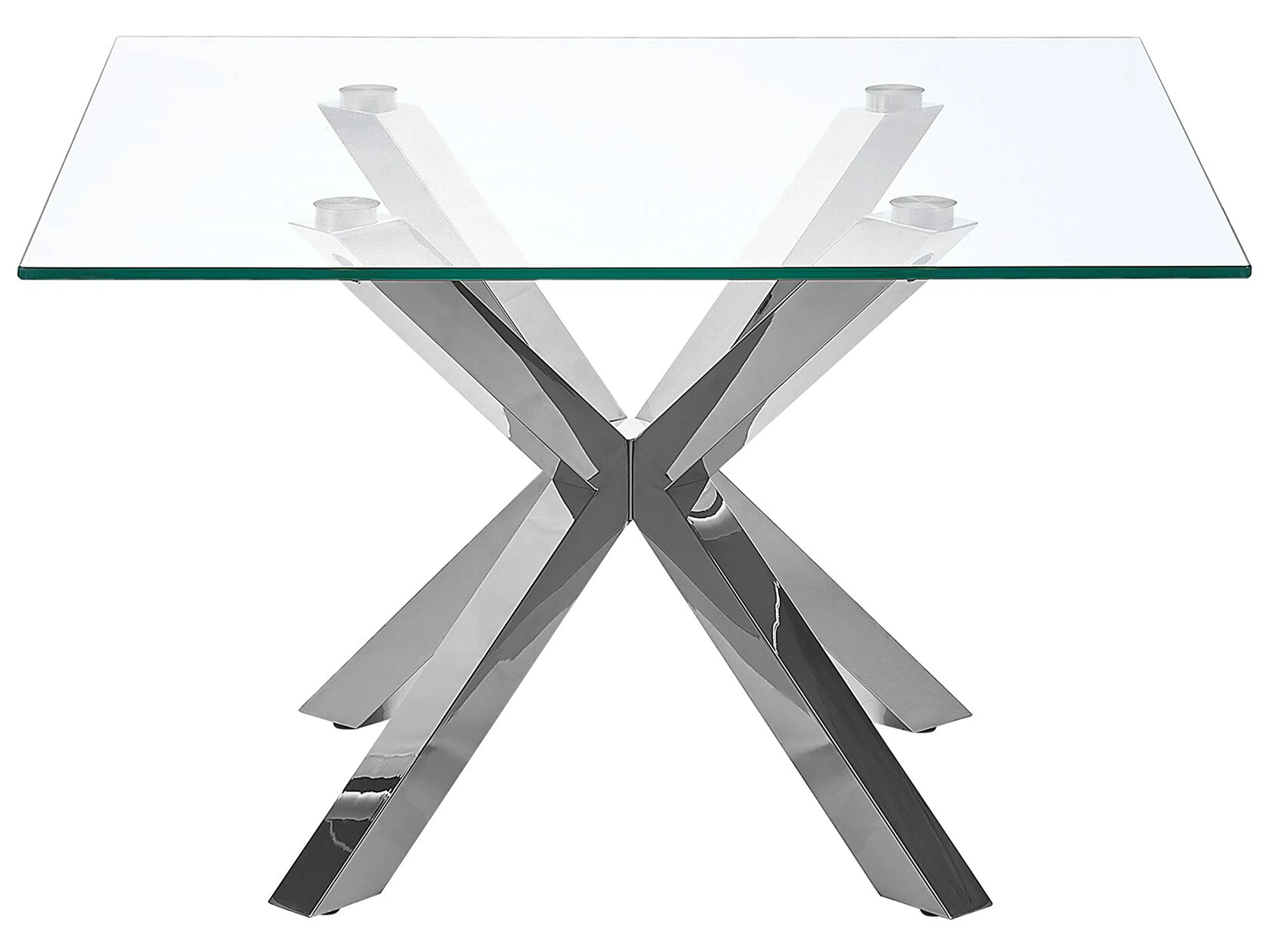 Salontafel STARLIGHT Veiligheidsglas Zilver