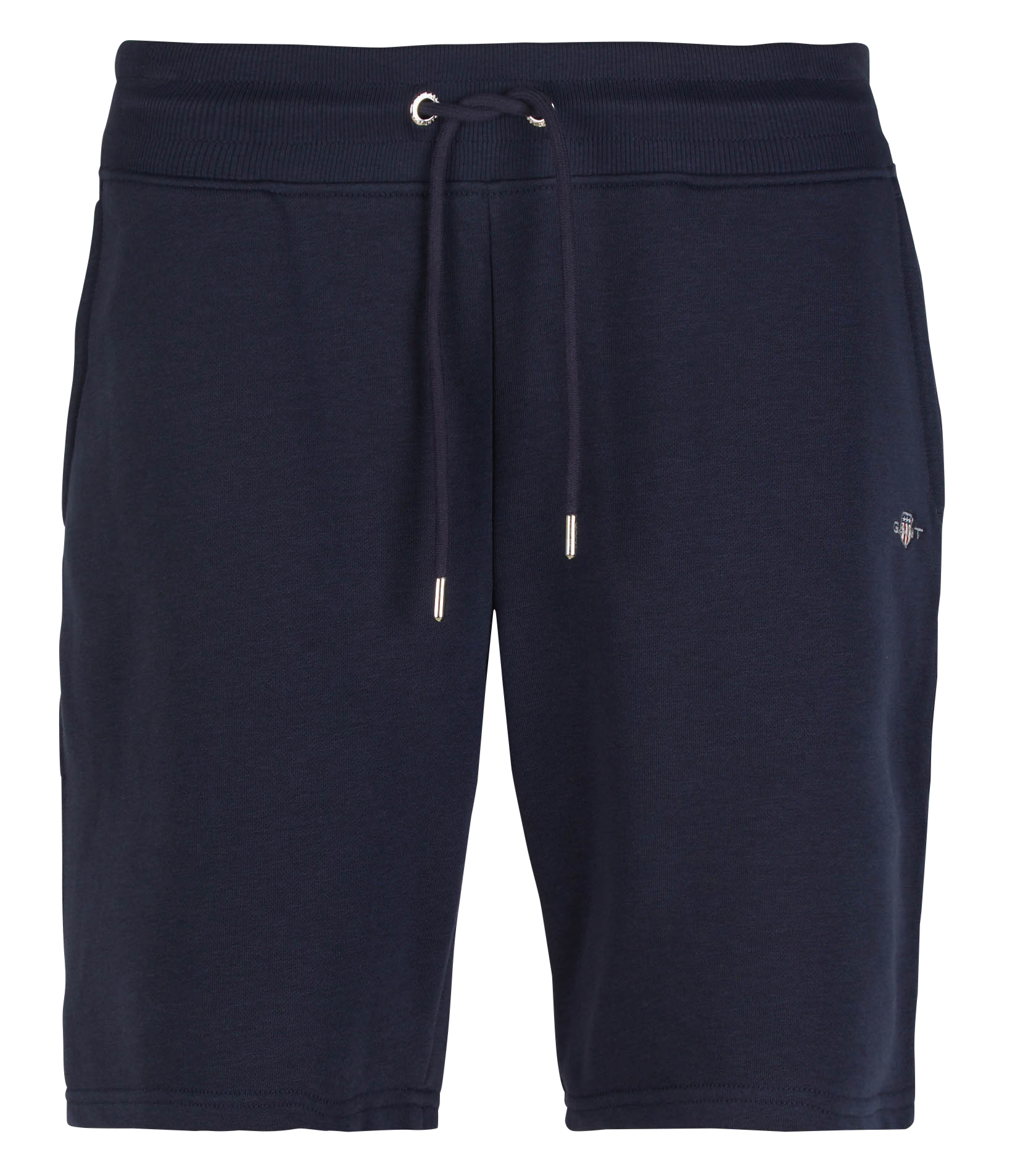 Short droit en coton molletonné| Bleu