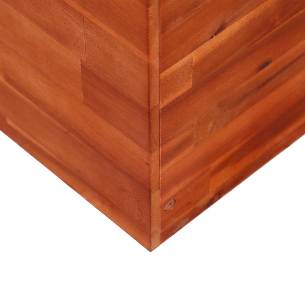 Jardinière lit surélevé plantes fleurs jardin 150 x 100 x 50 cm bois d'acacia