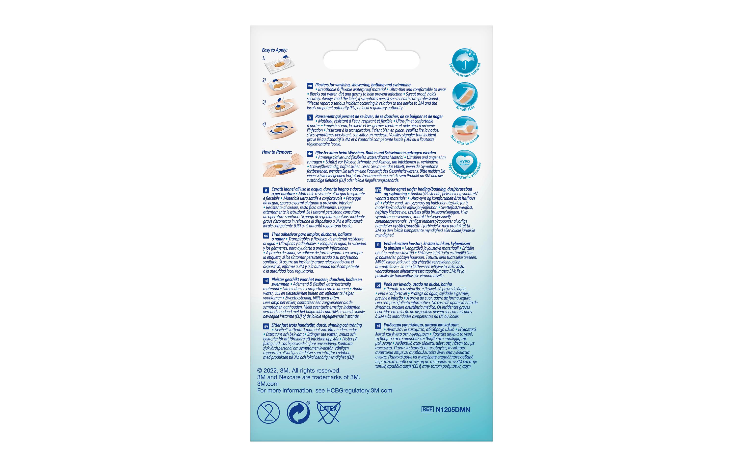 Aqua clear MAXI 5 StückWasserdichtes Pflaster