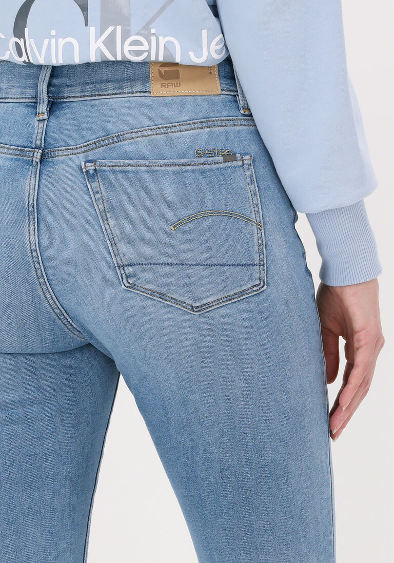 G-STAR RAW lichtblauwe g-star raw skinny jeans 3301 skinny wmn