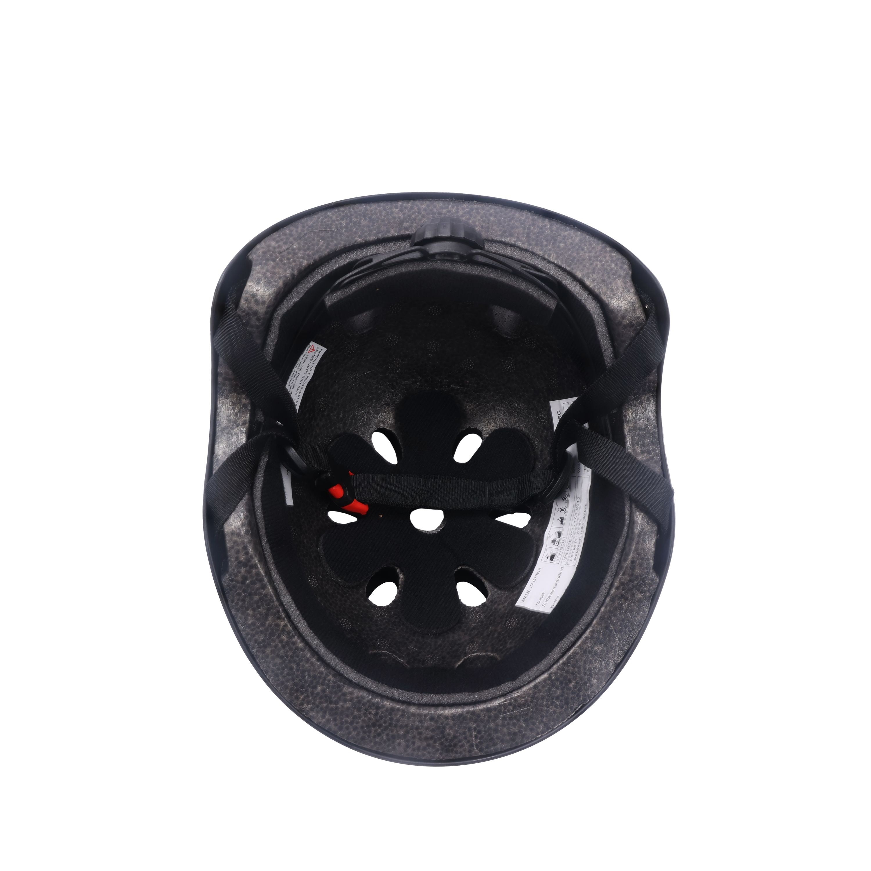 Skate Helm 55 - 58 cm schwarz