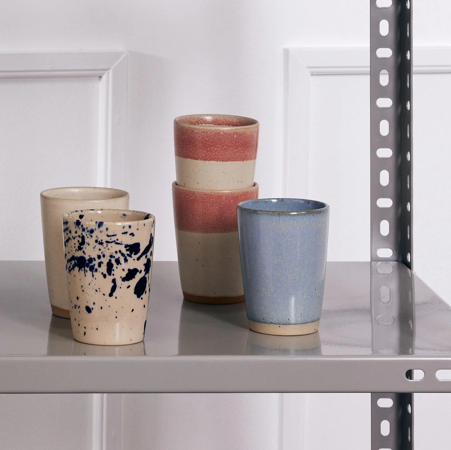 Bornholms Keramikfabrik  Tall Cup, Blue Moss - 30 cl