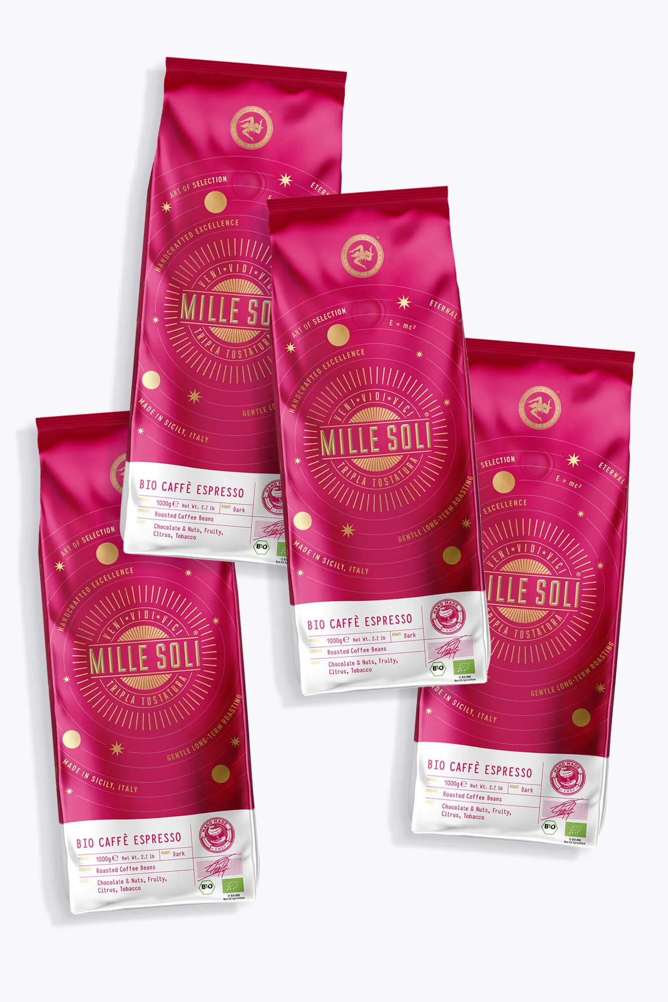 Mille Soli Caffe Espresso Bio Vorteilspaket 4kg
