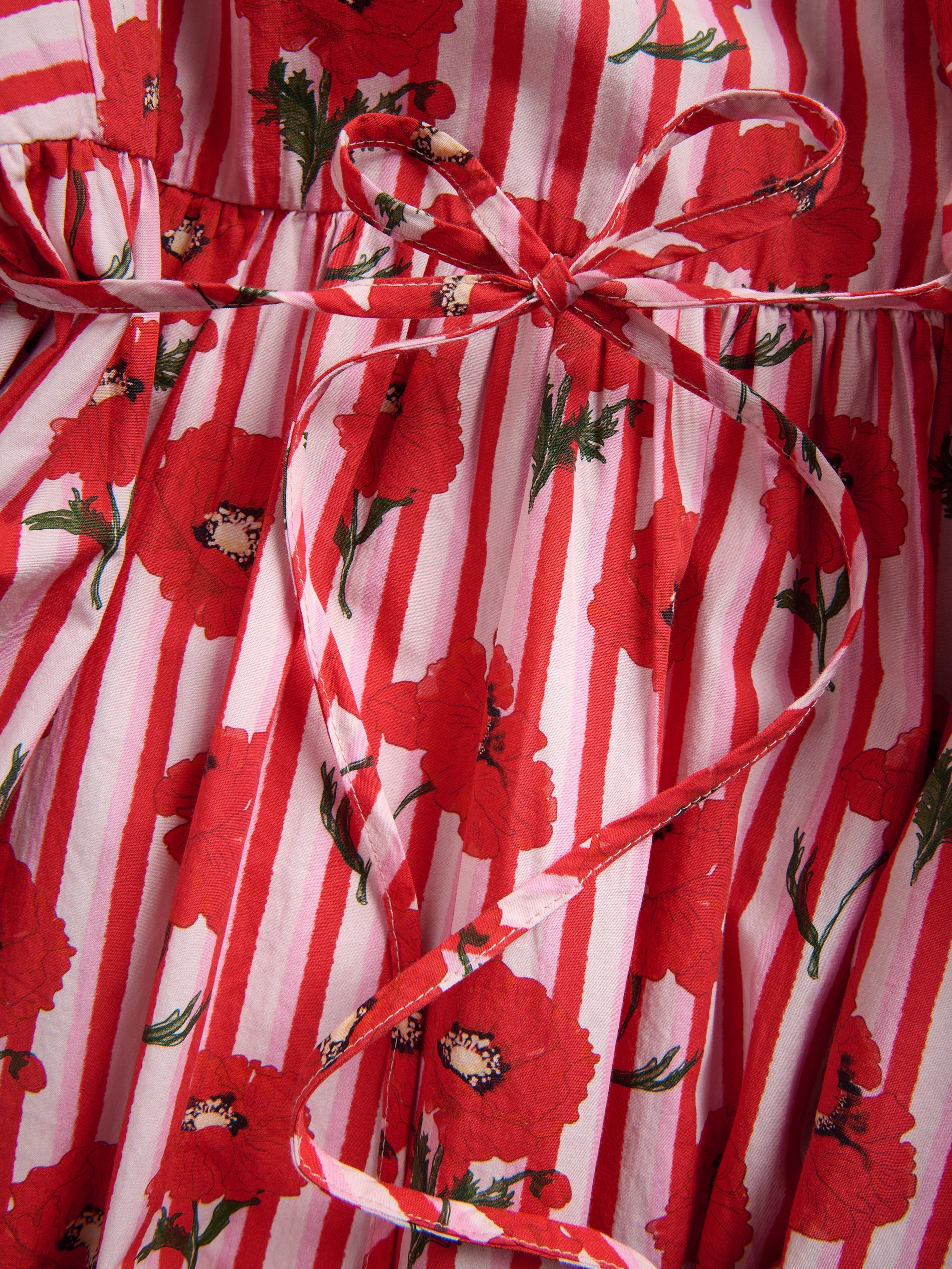 Gemustertes Midikleid