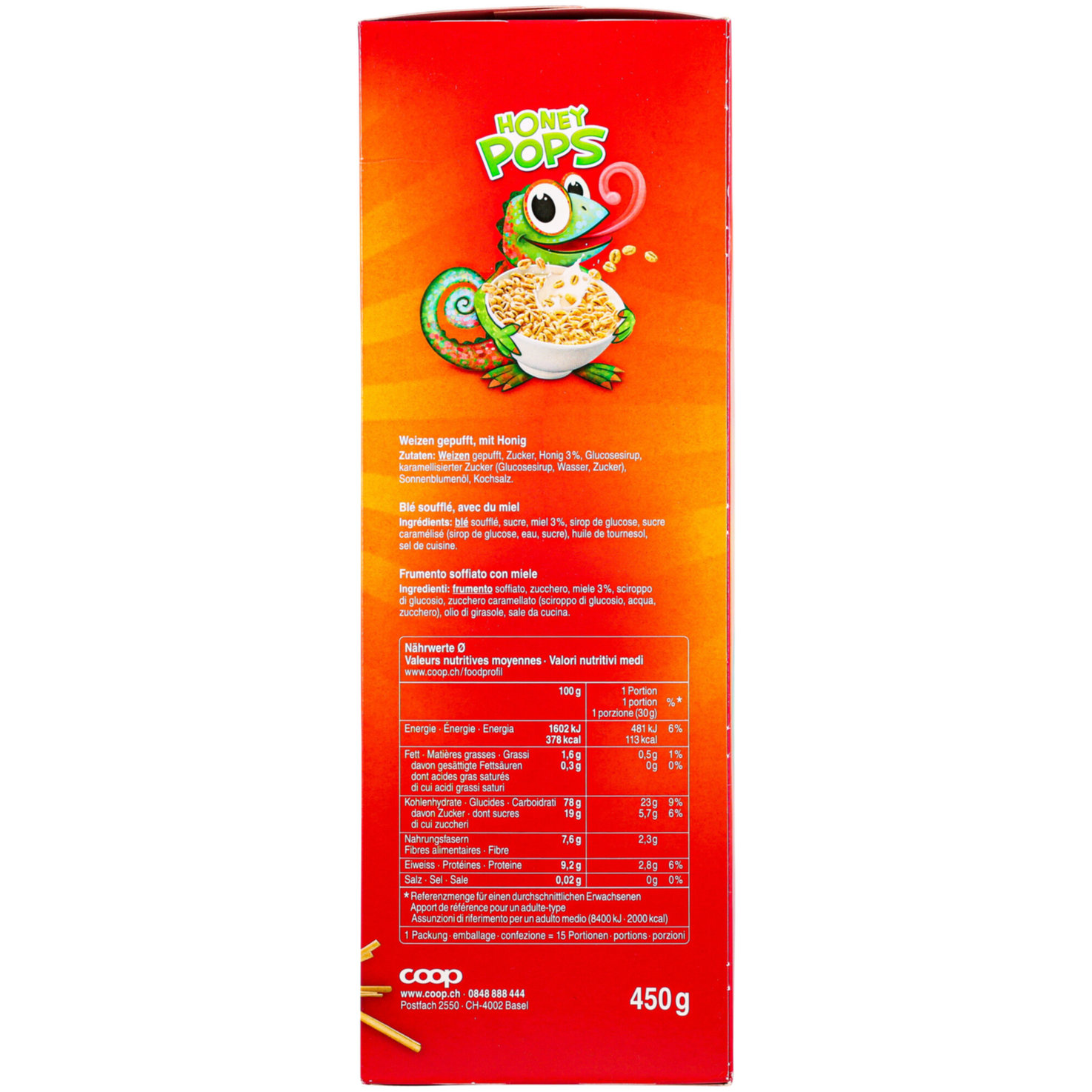 Weizenpops mit Honig