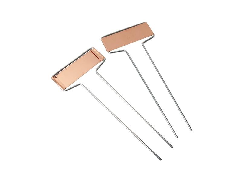 Windhager Pflanzenschilder Kupfer, 10 Stück 6.5 x 16 cm