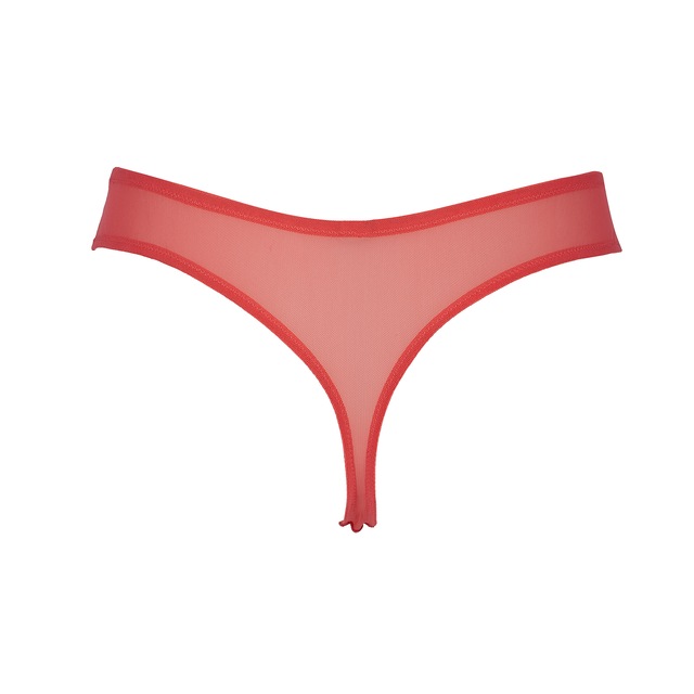 After Eden D-cup & up String »Maite«, mit Spitze, Riemchendetails, feminin, bequem, weich, elastisch