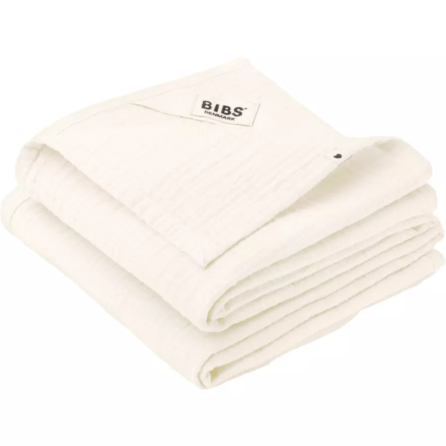 BIBS® Mulltücher Muslin Cloth, Ivory