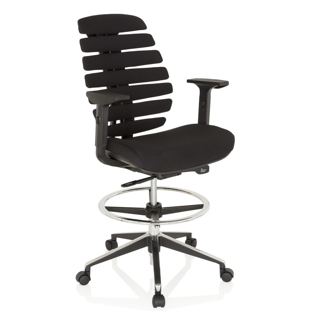 Counterstuhl ERGO LINE II WORK Stoff mit Armlehnen (höhenverstellbar) hjh OFFICE