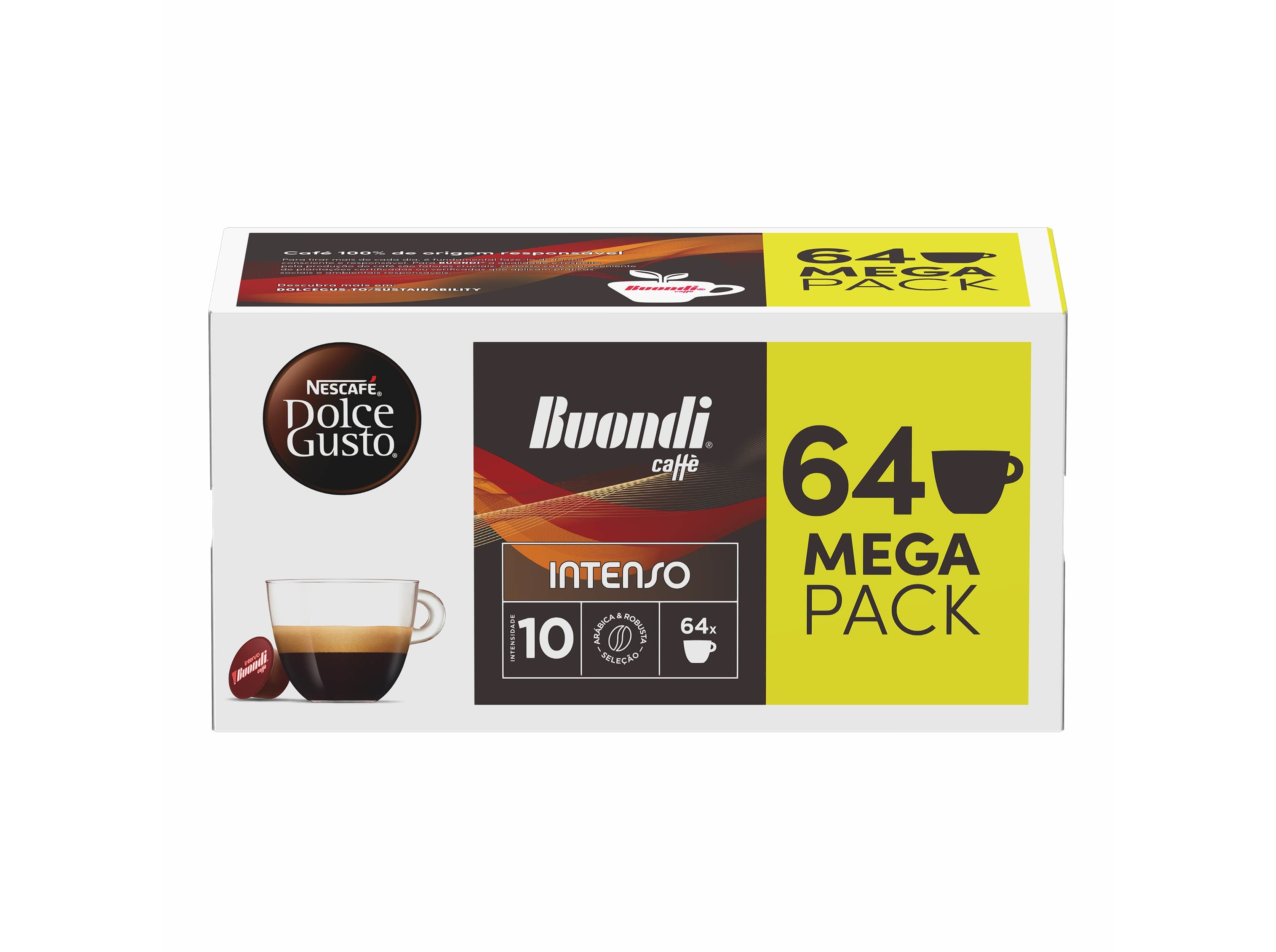 CÁPSULAS DOLCE GUSTO BUONDI INTENSO 64 UN