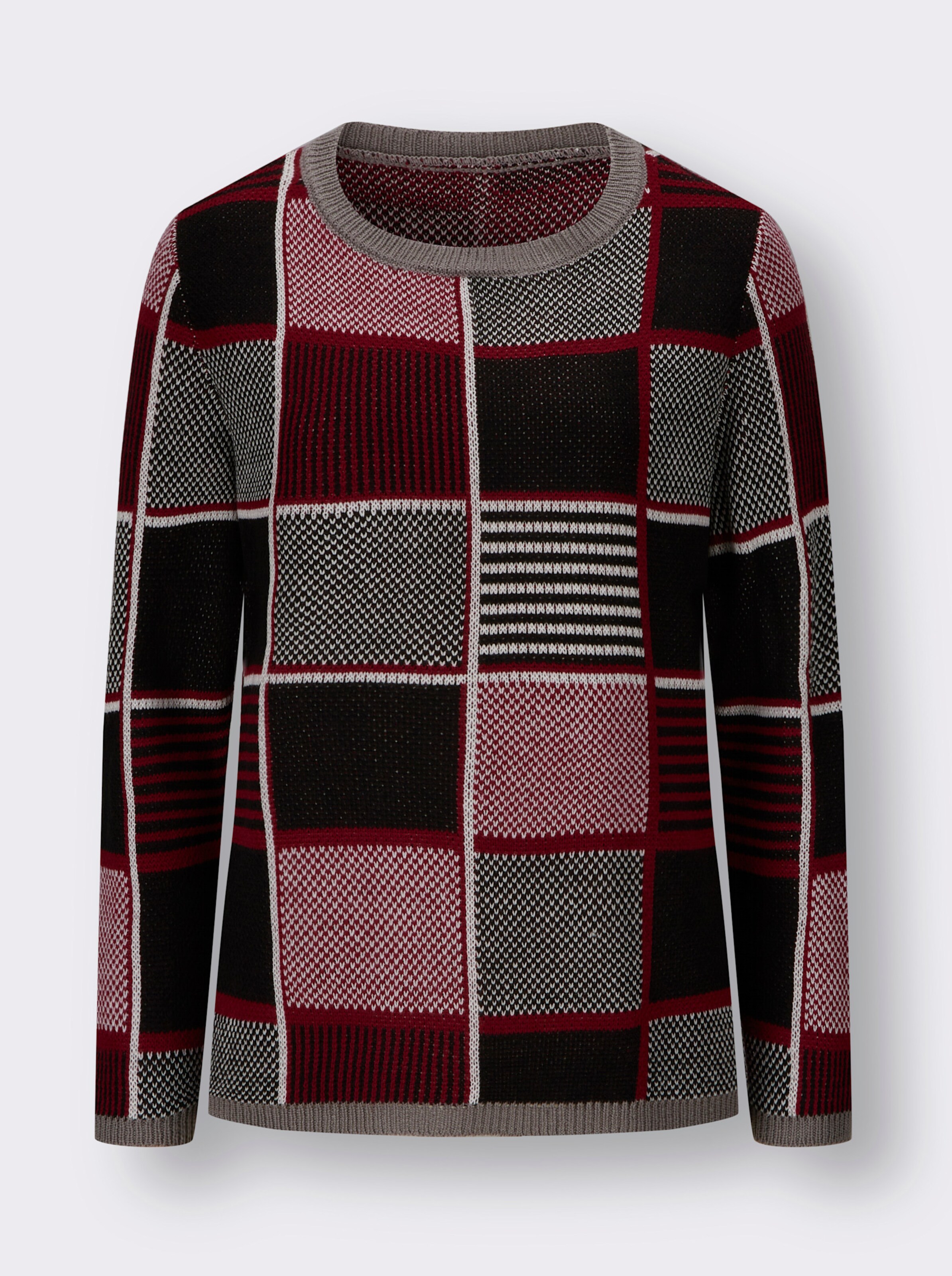 Jacquard-Pullover