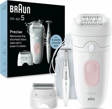 Braun Silk-épil 5 - Ontharingsapparaat - Wit/Roze - MicroGrip Technologie