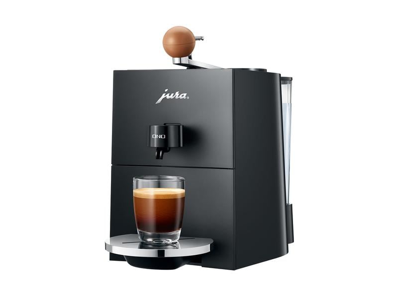 JURA Kaffeehalbautomat ONO Schwarz Eintassenmaschine mit modernster Brühtechnologie