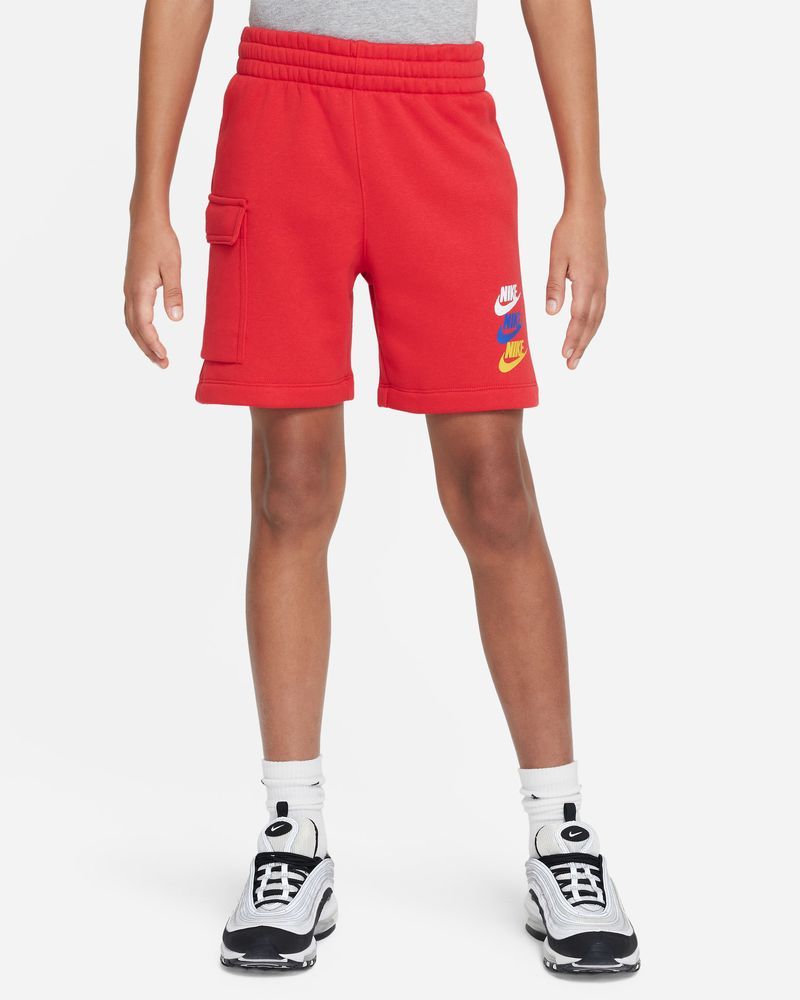 Short cargo Nike Sportswear Rouge pour enfant
