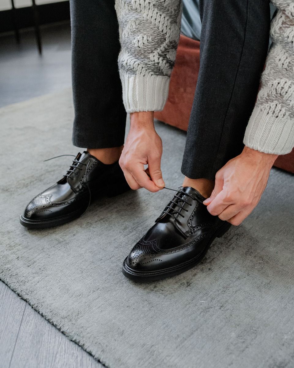 Crockett & Jones Pembroke Zwart Heren Veterschoenen