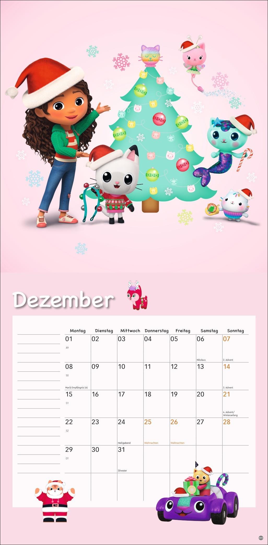 Gabby's Dollhouse  Broschurkalender 2025
