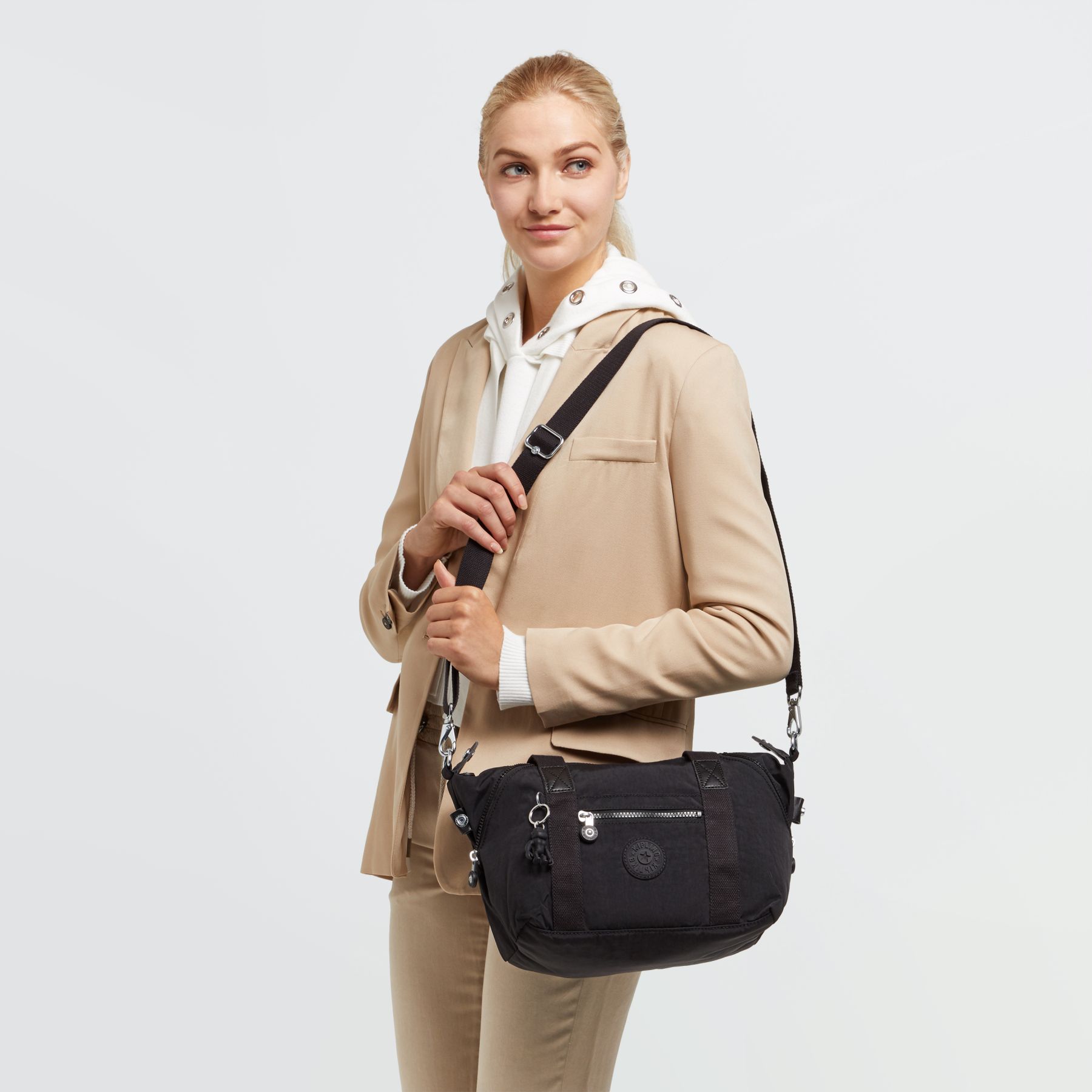 ART MINI Mini Fourre-Tout De Voyage Avec Bandoulière Détachable - Black Noir