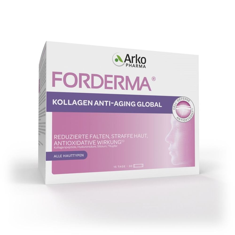 Arkopharma Forderma Kollagen Sticks Anti-Aging Global Stick 30 Stk