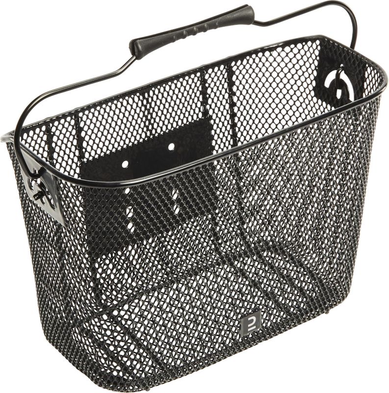 Fietsmand - Zwart - 9 Liter - Metaal