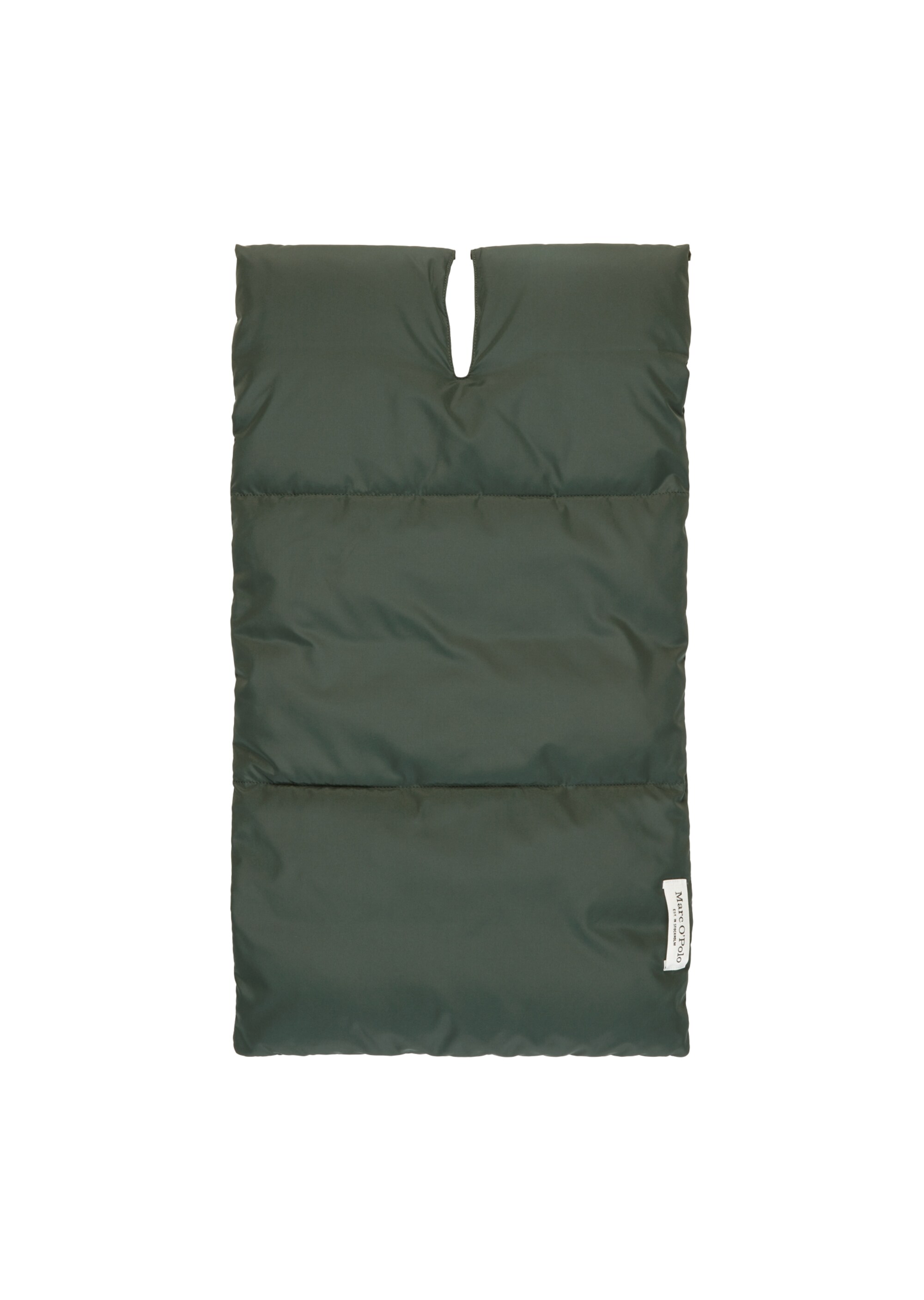 Wattierter Puffy-Schal aus recycelten Materialien