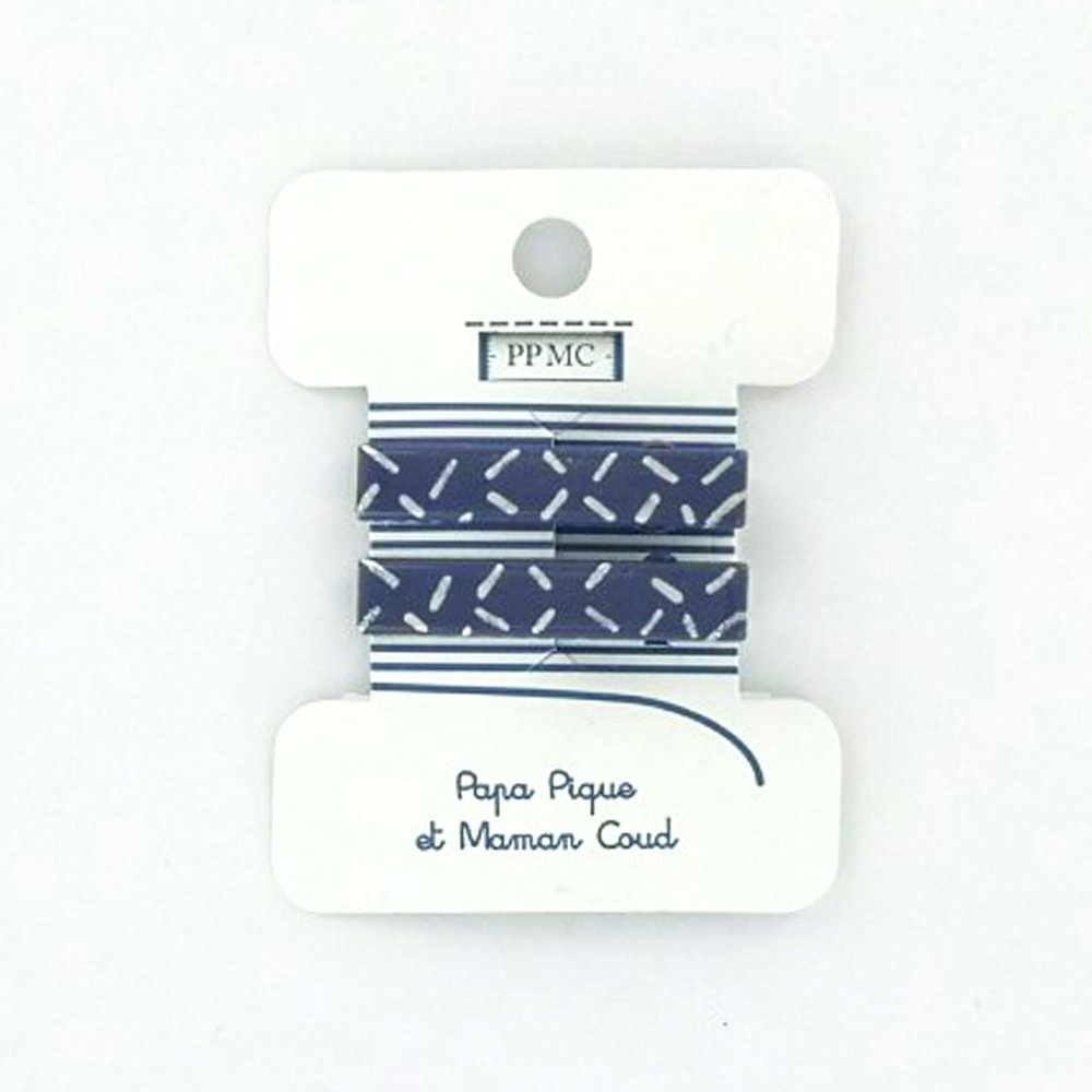 Petite Barrette Croco Paille Argent Jean Cr043