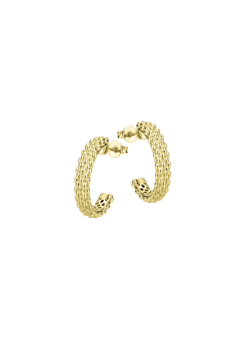 Zeitlose Creolen in feinstem Gold