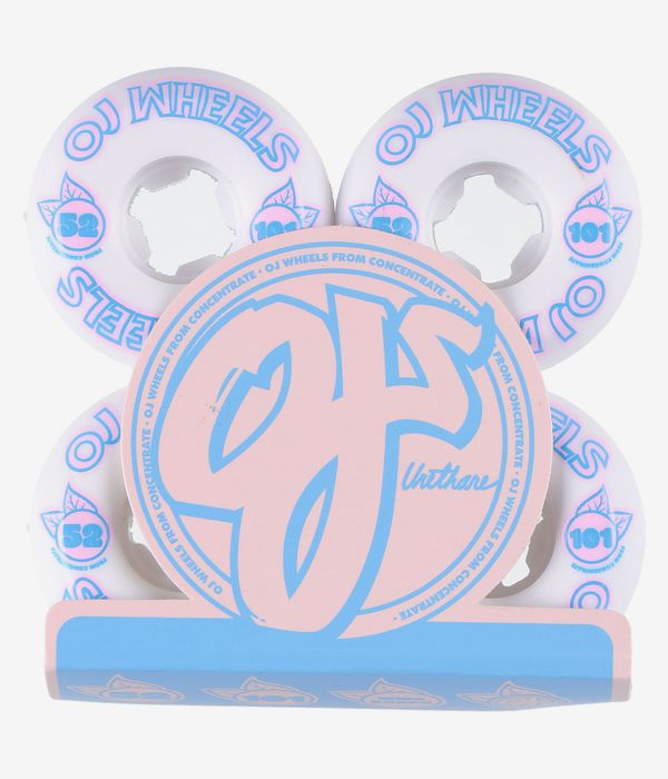 OJ From Concentrate II Hardline Rollen (white blue) 52mm 101A 4er Pack