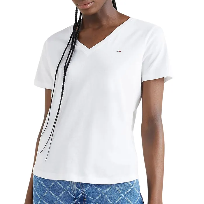 Tommy Hilfiger Slim Soft V-neck Shirts Dames (2-pack)