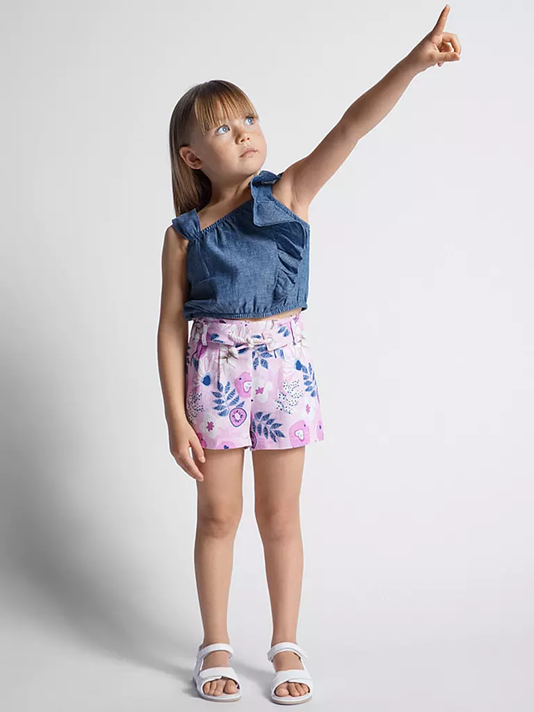 MAYORAL Mädchen Bluse blau