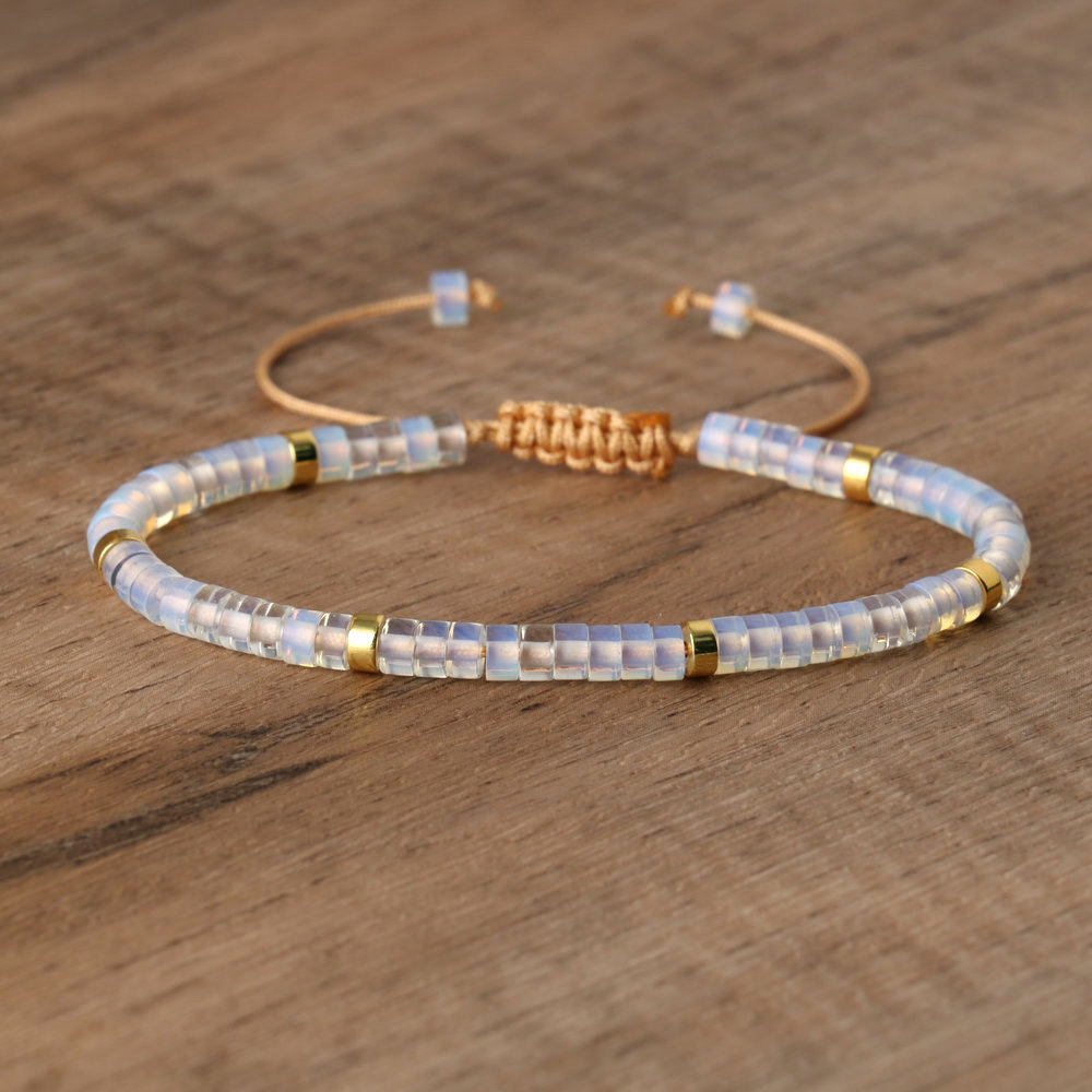 (150-260mm) Naturstein Armband Edelstein Modeschmuck Armkette - Opal