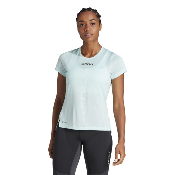 adidas Dame T-shirts AGR Shirt Blå