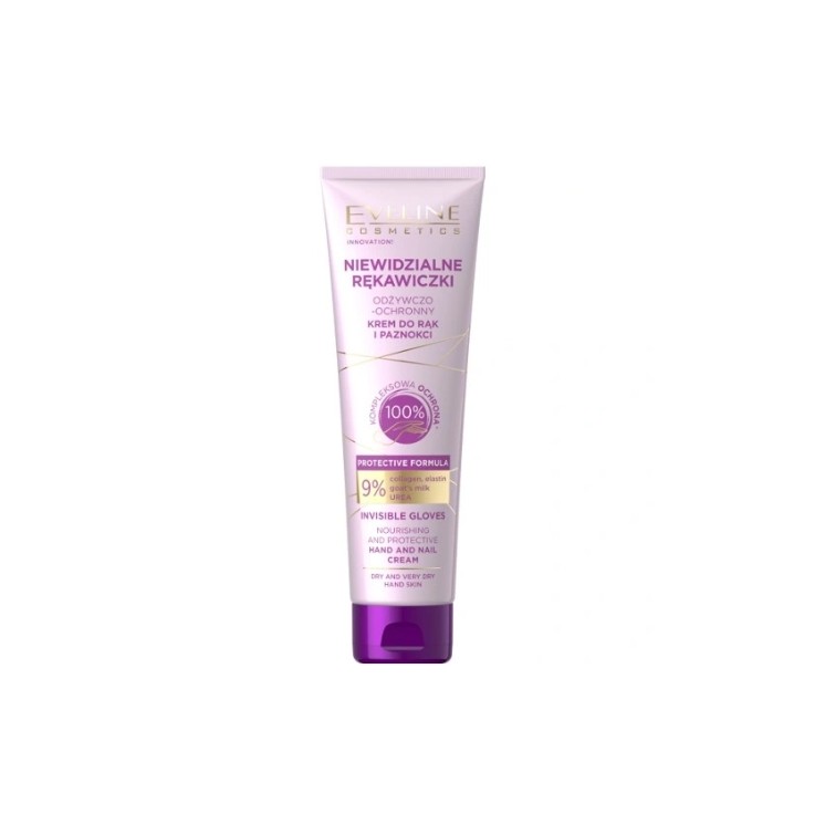 Eveline Invisible Gloves Pflegende und schützende Hand- und Nagelcreme 75 ml