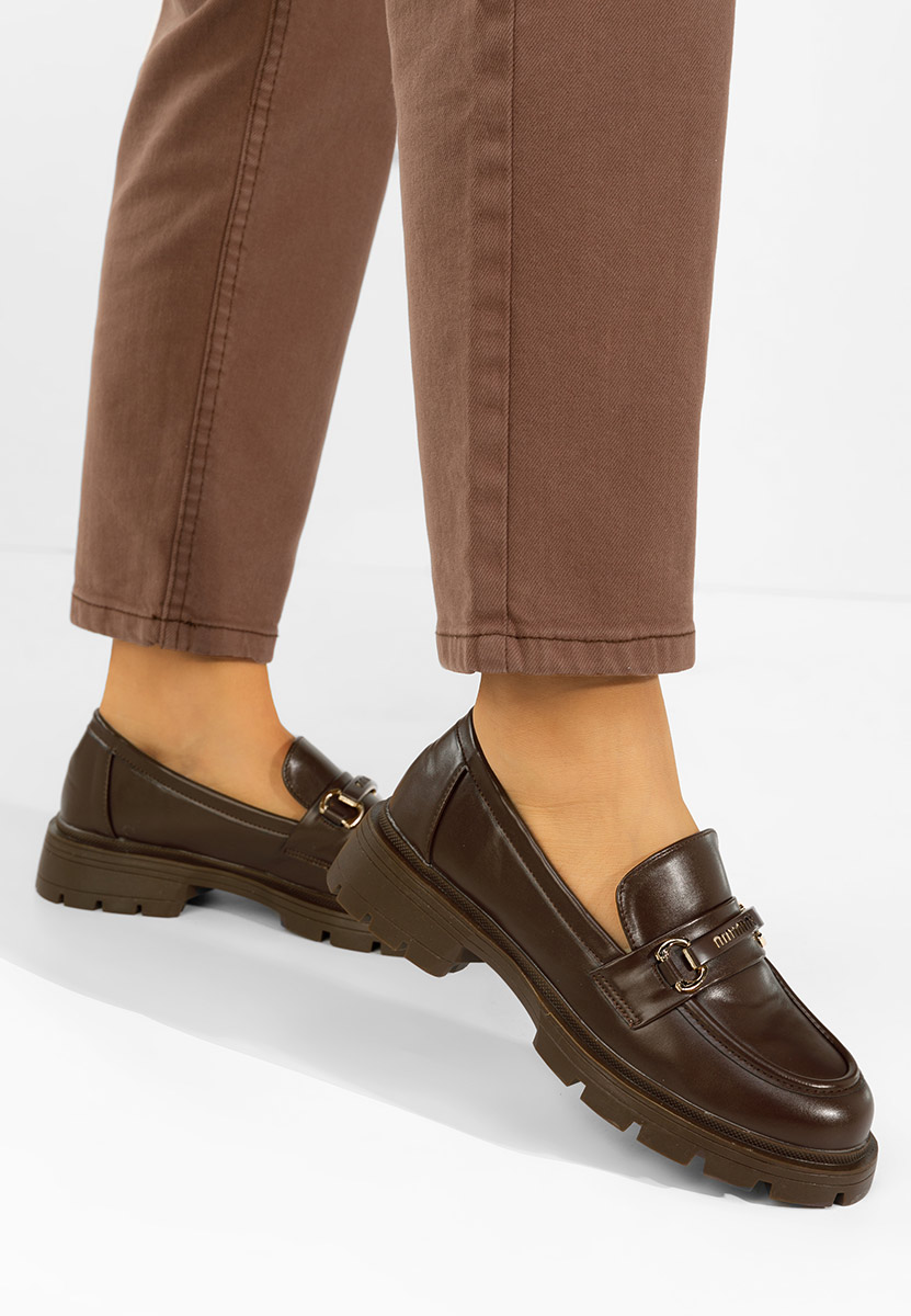 Mocassins femme bruns Jadiana